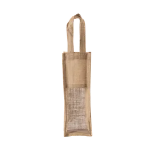 Kimood Flessentas van jute in Natural, voorkant