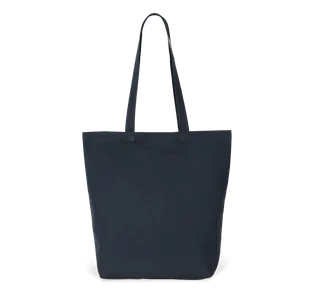 Kimood Organic cotton tote bag in Navy Blue, voorkant
