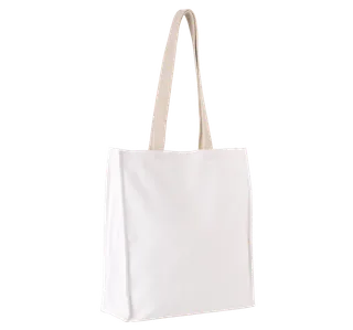 Kimood Shopper met plooi in White, voorkant