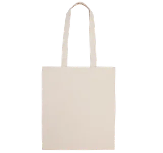 Kimood Shopper van canvaskatoen in Natural, voorkant