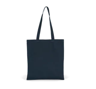 Kimood Shopper van canvaskatoen in Navy, voorkant