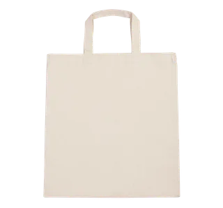 Kimood Shopper van canvaskatoen in Natural, voorkant