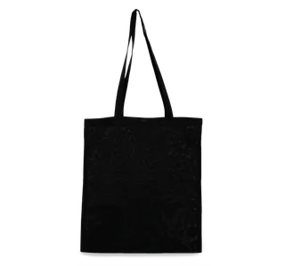 Kimood Organic cotton shopping bag in Black, voorkant
