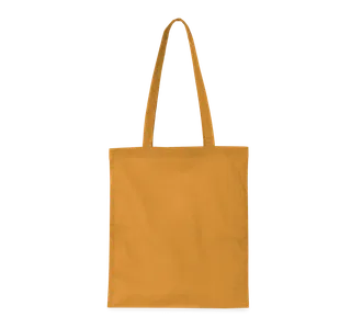Kimood Organic cotton shopping bag in Curcuma, voorkant