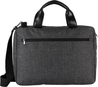 Kimood Aktetas/laptoptas in Dark Grey Heather, voorkant