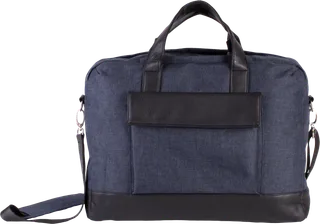 Kimood Laptoptas businessman in Graphite Blue Heather, voorkant
