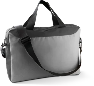 Kimood Document bag in Dark Grey / Light Grey, voorkant