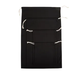 Kimood Hold-all bag in organic cotton in Black, voorkant