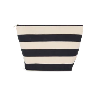 Kimood Pouch Mariniere in Natural / Navy, voorkant