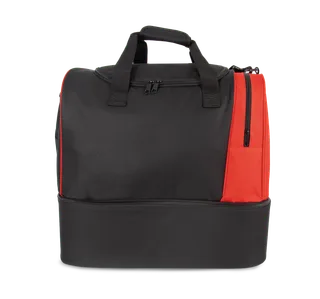 Kimood Sporttas met stevige bodem in Black / Red, voorkant