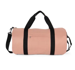 Kimood Gerecycleerde buisvormige tas met zak op de voorkant in Flamingo Pink, voorkant