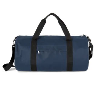 Kimood Gerecycleerde buisvormige tas met zak op de voorkant in Twilight Blue, voorkant