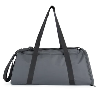 Kimood Sport bag with shoes holder compartment in Full Grey / Dark Grey, voorkant