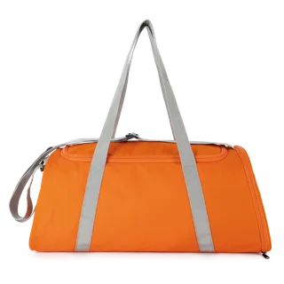 Kimood Sport bag with shoes holder compartment in Orange / Fine grey, voorkant