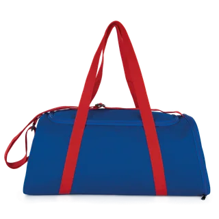 Kimood Sport bag with shoes holder compartment in Royal Blue / Red, voorkant