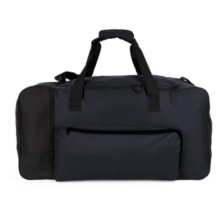 Kimood Grote sporttas met zijvak in Navy / Black, voorkant