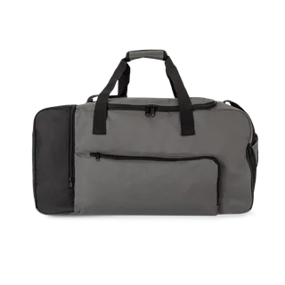 Kimood Grote sporttas met zijvak in Light Titanium / Black, voorkant