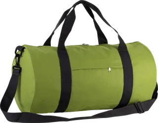 Kimood Cilindervormige reistas in Burnt Lime / Dark Grey, voorkant