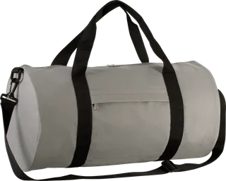 Kimood Cilindervormige reistas in Light Grey / Black, voorkant