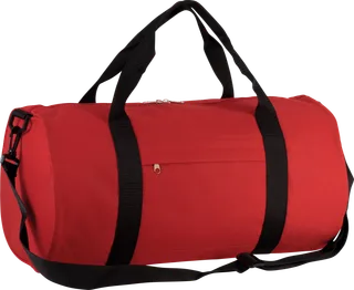 Kimood Cilindervormige reistas in Red / Black, voorkant