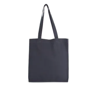 Kimood Tote bag with gusset in Washed Navy, voorkant