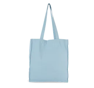Kimood Tote bag with gusset in Washed Dream Blue, voorkant