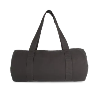 Kimood Tube bag organic cotton in Washed Black, voorkant