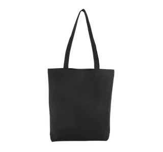 Kimood Shopper in recycled cotton in Black Night, voorkant