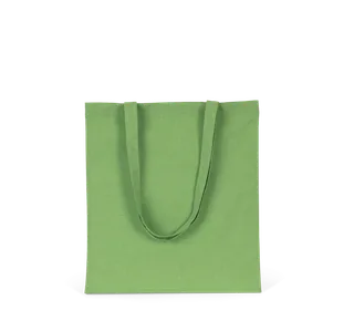 Kimood Gerecyclede shopper in Cactus green, voorkant