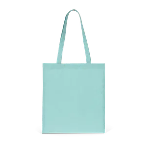 Kimood Gerecyclede shopper in Topaz Blue, voorkant