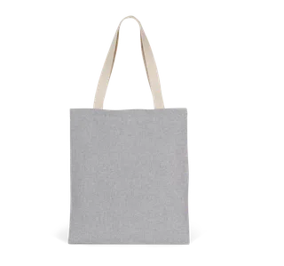 Kimood Gerecyclede shopper in Flint Grey / Ecume, voorkant