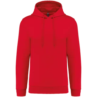 Kariban Unisex Hooded Sweatshirt in Red, voorkant