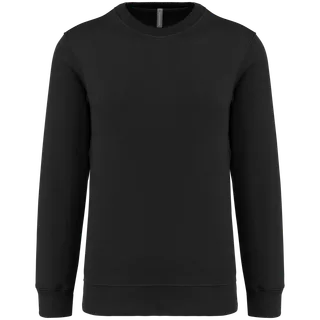 Kariban Sweater ronde hals 80/20 uniseks in Black, voorkant