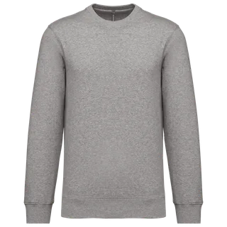 Kariban Sweater ronde hals 80/20 uniseks in Oxford Grey, voorkant