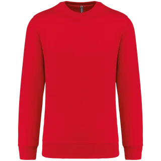 Kariban Sweater ronde hals 80/20 uniseks in Red, voorkant