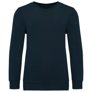 Kariban Kindersweater met ronde hals in Navy, voorkant
