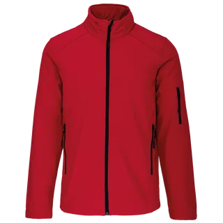 Kariban Kindersoftshelljas in Red, voorkant