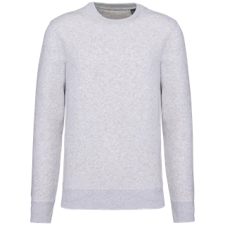 Kariban Ecologische sweater met ronde hals in Ash Heather, voorkant