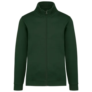 Kariban Sweatvest in Forest Green, voorkant