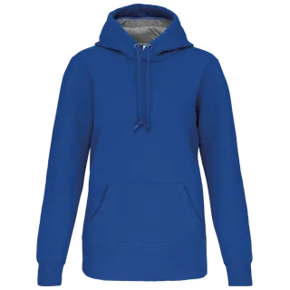 Kariban Sweater met capuchon in Light Royal Blue, voorkant