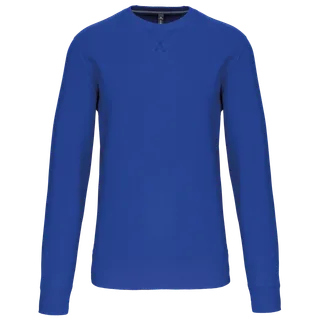 Kariban Sweater met ronde hals in Light Royal Blue, voorkant