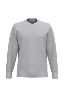 Kariban Sweater ronde hals in Ash Heather, voorkant