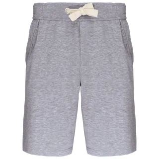 Kariban Unisex French terry Bermuda shorts in Oxford Grey, voorkant