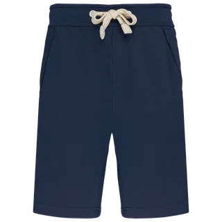 Kariban Unisex French terry Bermuda shorts in Navy, voorkant