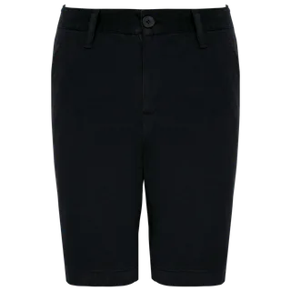 Kariban Boy's chino bermuda in Dark Navy, voorkant