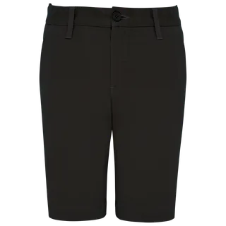 Kariban Boy's chino bermuda in Dark Grey, voorkant