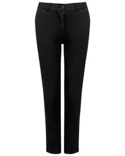 Kariban Chinobroek voor jongens in Dark Grey, voorkant