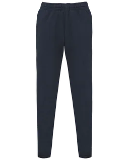 Kariban Ecologische fleece joggingbroek voor heren in Navy, voorkant
