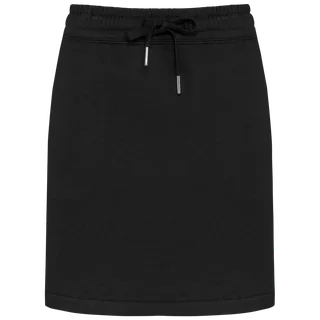 Kariban Ecologische dames fleece rok in Black, voorkant