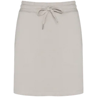 Kariban Ecologische dames fleece rok in Clay, voorkant